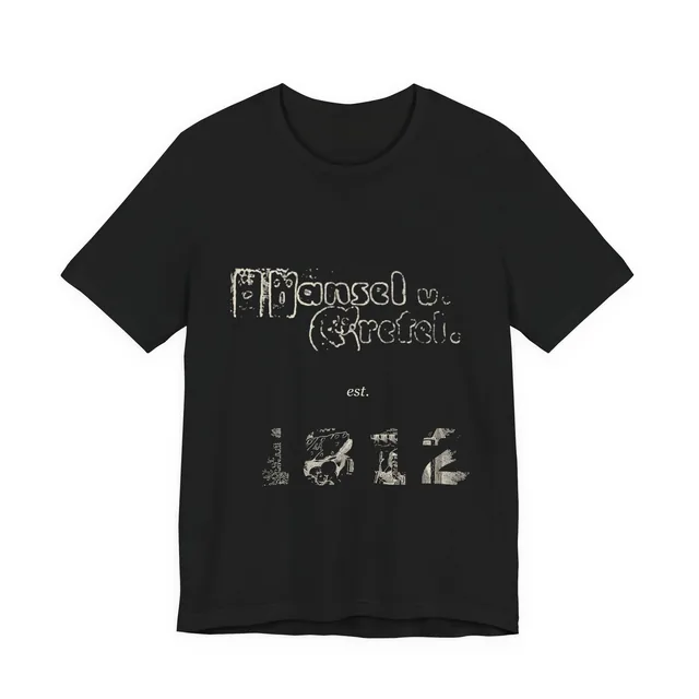 Please do not eat the house. — Hänsel und Gretel (Kinder- und Hausmärchen, KHM 15) design printed on a t-shirt